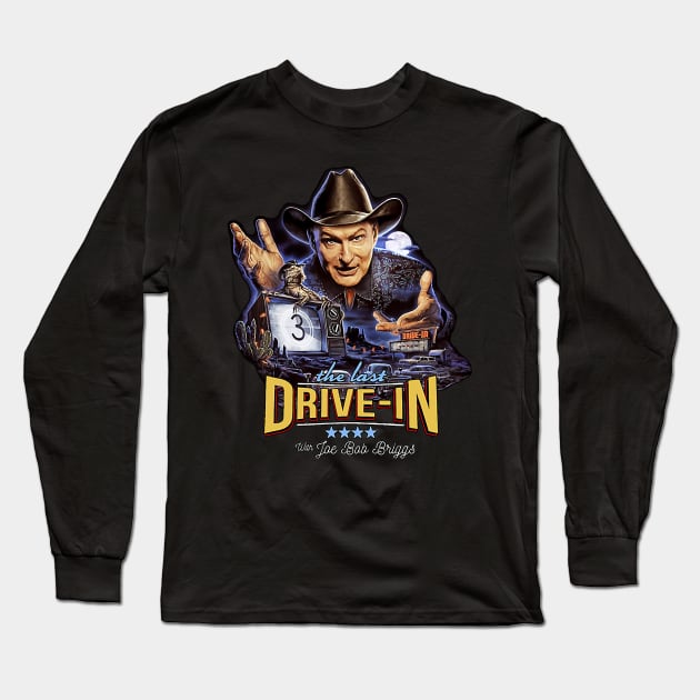 Joe Bob Briggs Last Drive-In Long Sleeve T-Shirt by Aishece